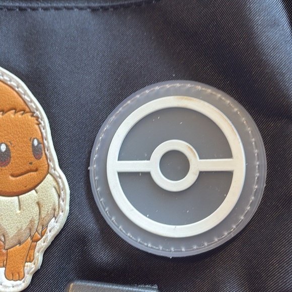 Pokémon Eevee Evolutions  Bioworld Backpack Black and Blue NWT - Picture 15 of 15